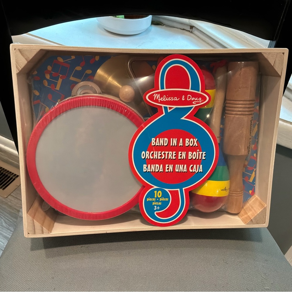 Melissa & Doug Wooden Band Set FACTORY SEALED